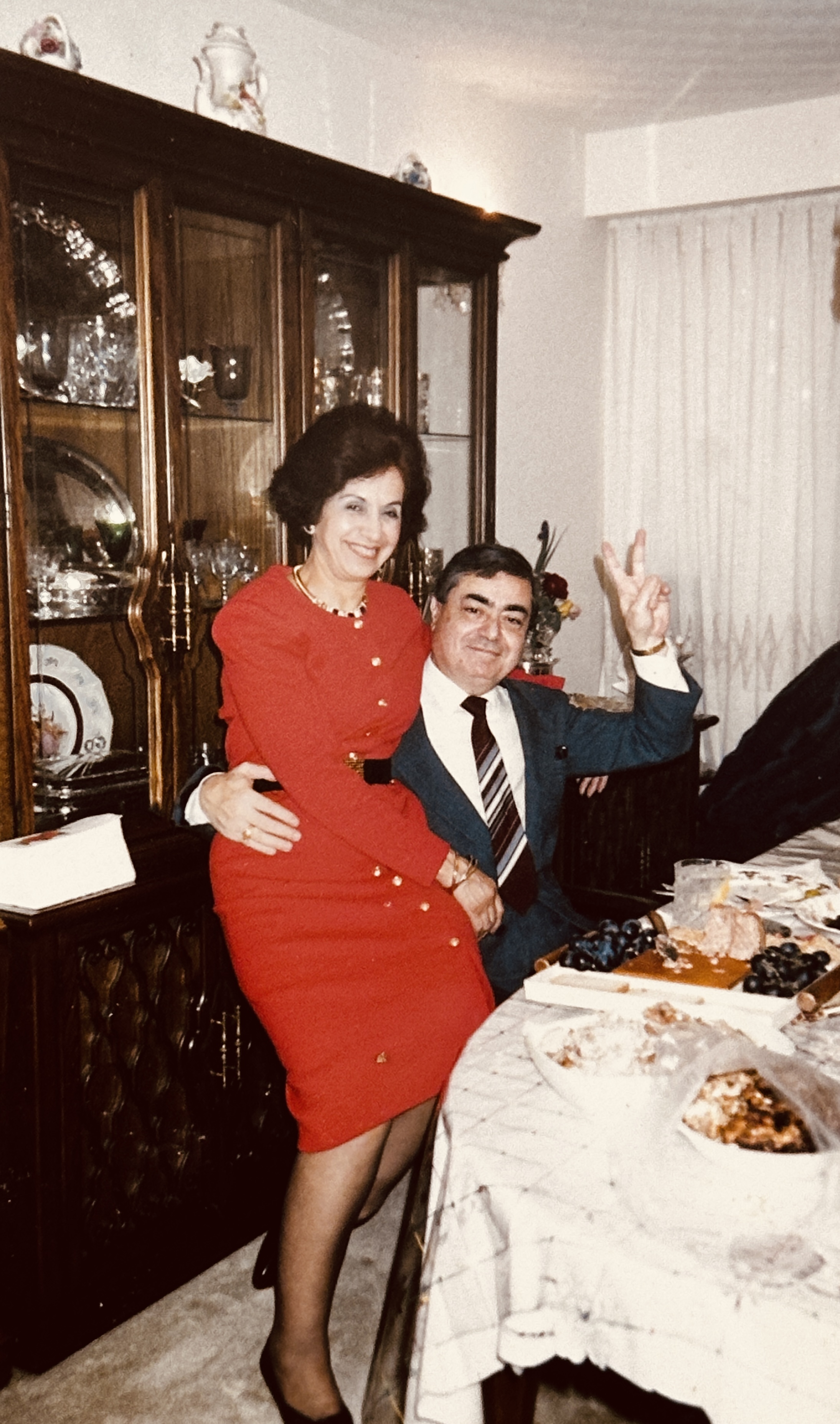 The founders of Adam's Airport Inn, 1992